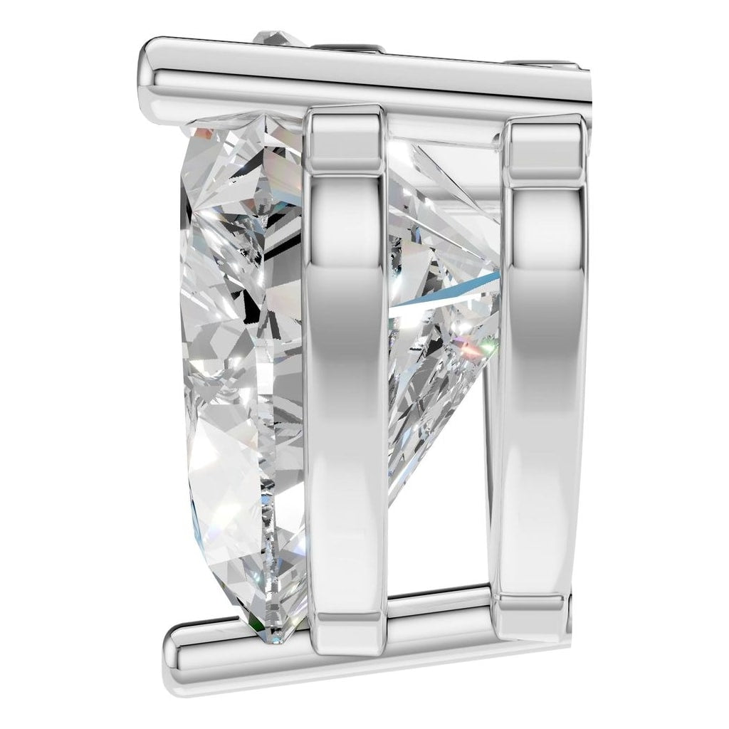 THE ZIOR PE-1669 Heart Solitaire – Weißgold mit Diamantbesatz
