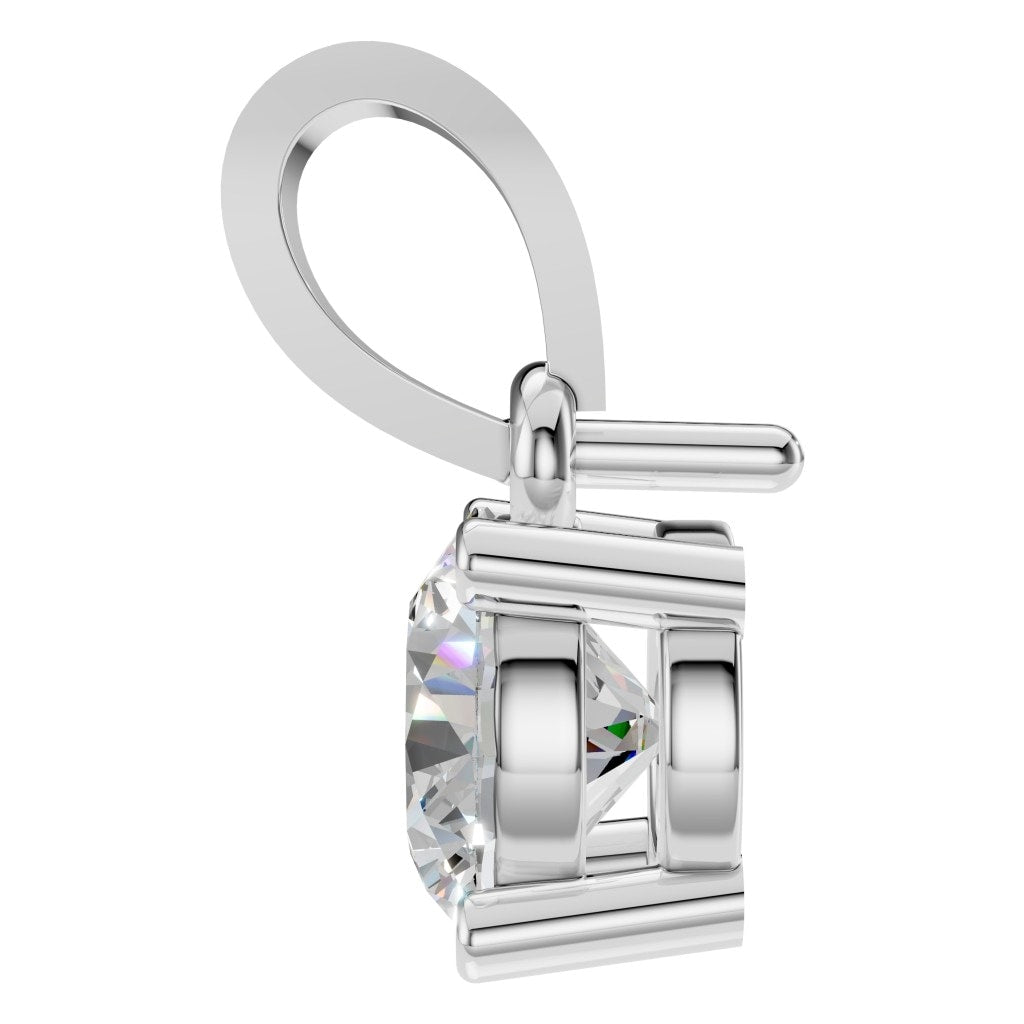 THE ZIOR PE-1923 Round Solitaire – Weißgold mit Diamantbesatz