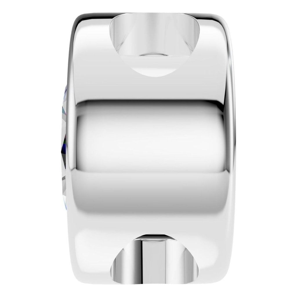 THE ZIOR PE-7552 Round Solitaire – Weißgold mit Diamantbesatz