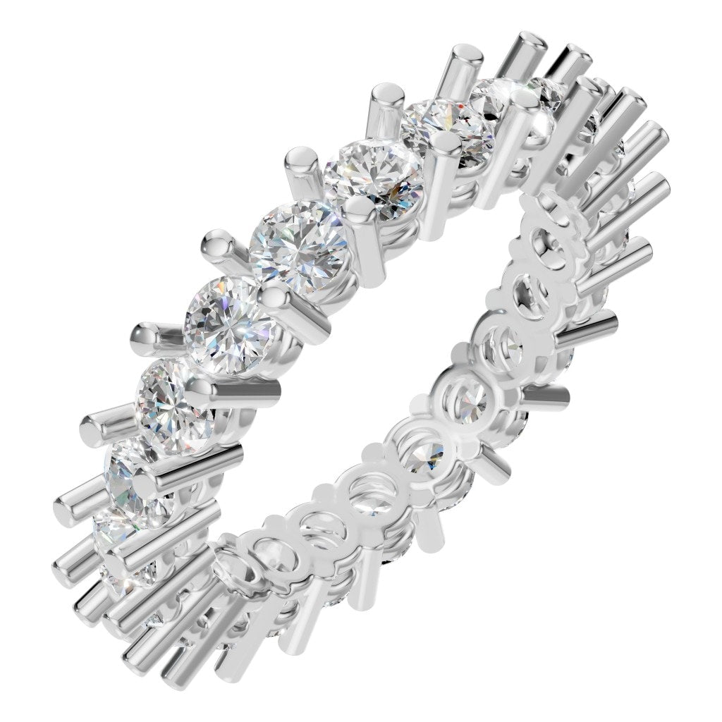 Round Lab Diamond Eternity Ring – ca. 2.2 ct | RI-8213 – Weißgold mit Steinbesatz