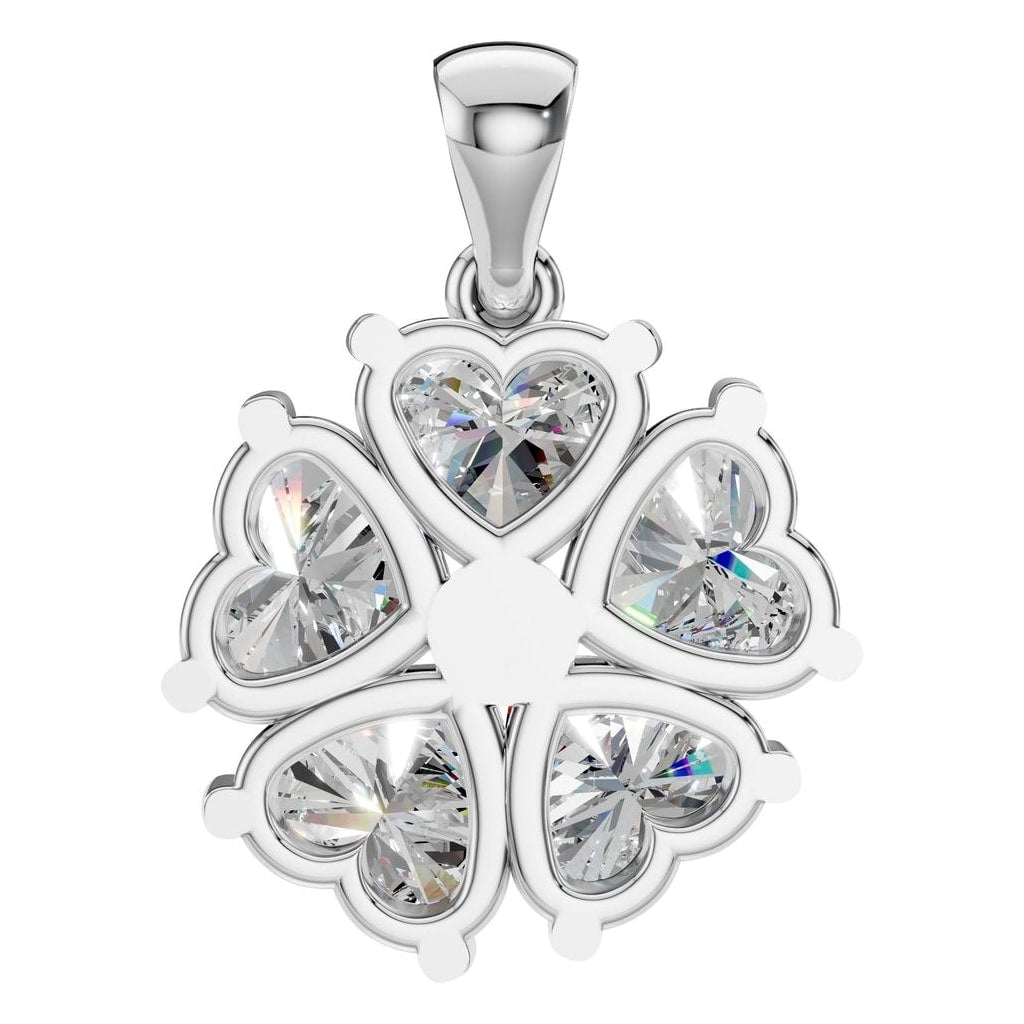 THE ZIOR PE-0756 Round Multi Stone – Weißgold mit Diamantbesatz