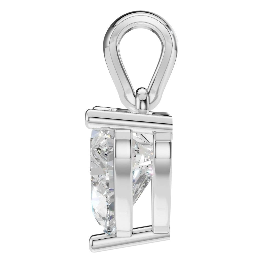 THE ZIOR PE-1923 Heart Solitaire – Weißgold mit Diamantbesatz