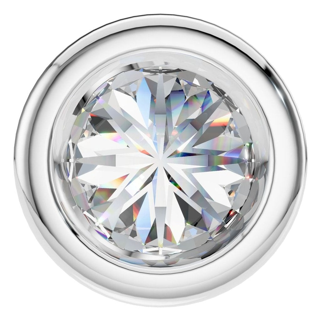 THE ZIOR PE-7552 Round Solitaire – Weißgold mit Diamantbesatz