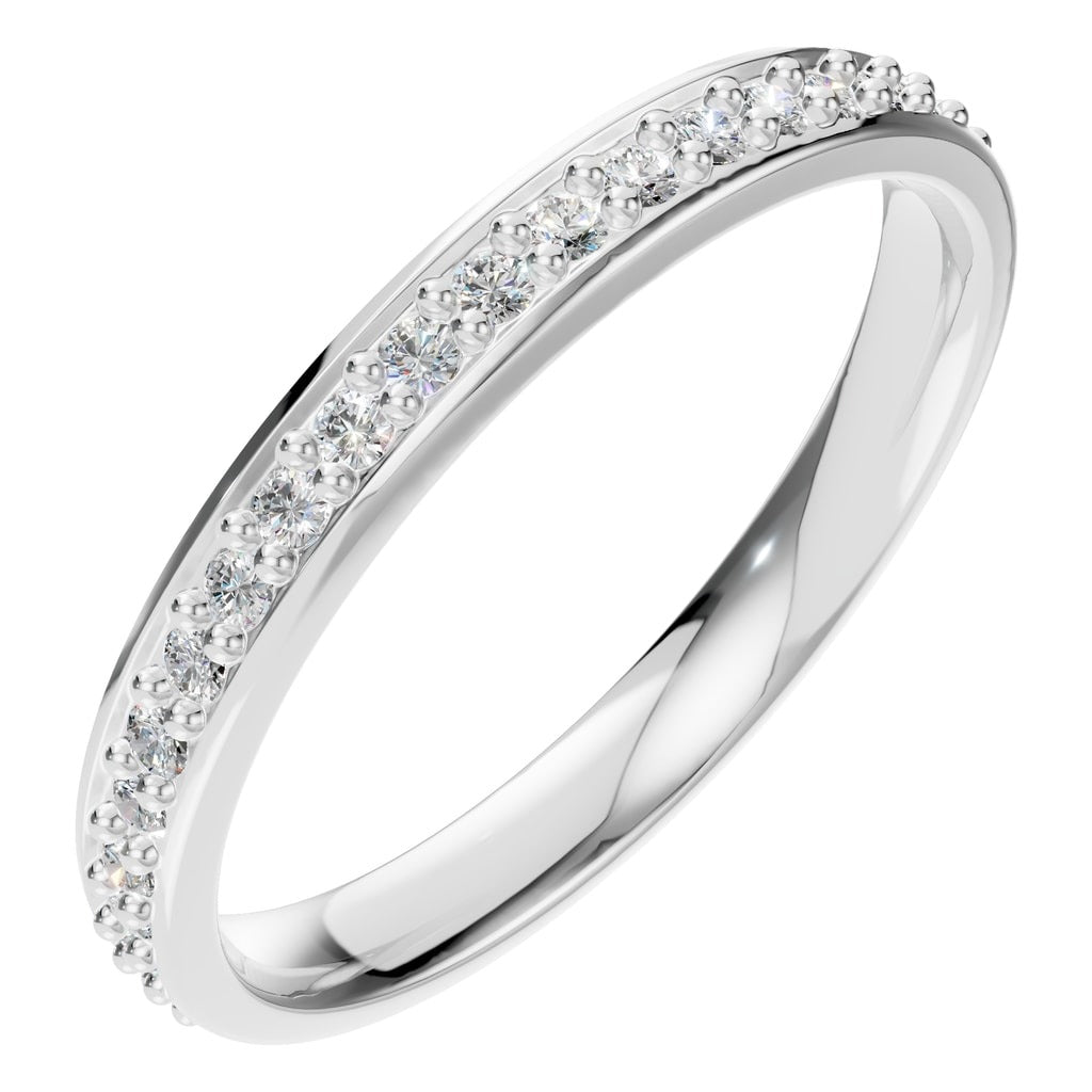 Round Lab Diamond Eternity Ring – ca. 0.23 ct | RI-4321 – Weißgold mit Steinbesatz