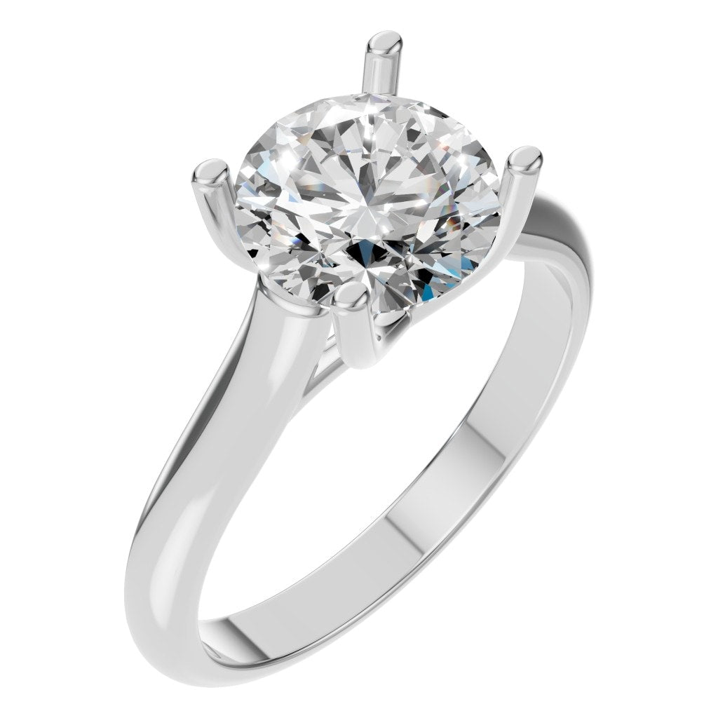 Round Lab Diamond Solitaire Ring – ca. 2 ct | RI-9364 – Ring mit gefasstem Stein